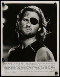 7a340 ESCAPE FROM NEW YORK presskit w/ 8 stills '81 John Carpenter, Kurt Russell as Snake Plissken