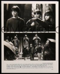 7a181 HARRY POTTER & THE PHILOSOPHER'S STONE presskit w/ 11 stills '01 Daniel Radcliffe, Rowling!