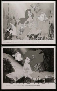 7a183 LITTLE MERMAID presskit w/ 11 stills '89 great images of Ariel & cast, Disney cartoon!
