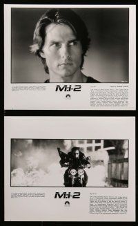 7a351 MISSION IMPOSSIBLE 2 presskit w/ 8 stills '00 Tom Cruise, sequel directed by John Woo!