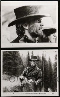 7a153 PALE RIDER presskit w/ 12 stills '85 great images of tough cowboy Clint Eastwood!
