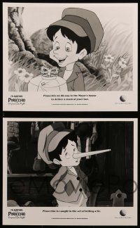 7a400 PINOCCHIO & THE EMPEROR OF THE NIGHT presskit w/ 7 stills '87 cool different cartoon images!