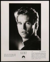 7a157 SAINT presskit w/ 12 stills '97 Elisabeth Shue, images of Val Kilmer in the title role!
