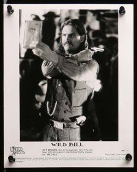 7a167 WILD BILL presskit w/ 12 stills '95 Ellen Barkin, cool image of Jeff Bridges in title role!