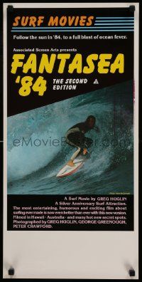 7b079 FANTASEA '84 Aust daybill '84 great close up surfing photo, a blast of ocean fever!