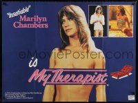7b463 MY THERAPIST British quad '84 incredibly sexy images of insatiable Marilyn Chambers!