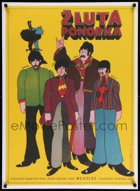 7b225 YELLOW SUBMARINE 23x32 Czech commercial poster '11 Antonin Sladek art of The Beatles!