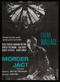 7b304 SQUEAKER Danish '64 from Edgar Wallace novel, image of Klaus Kinski!