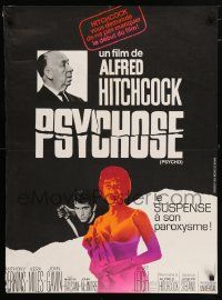 7b133 PSYCHO French 23x31 R69 sexy Janet Leigh, Anthony Perkins, Alfred Hitchcock classic!