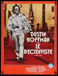 7b139 STRAIGHT TIME French 23x30 '78 Dustin Hoffman, Theresa Russell, don't let him get caught!