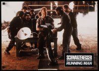 7b181 RUNNING MAN 4 German 16x23s '88 great images of Arnold Schwarzenegger!