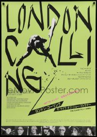 7b657 LONDON CALLING: THE LIFE OF JOE STRUMMER Japanese 29x41 '07 English rock bio double-bill!