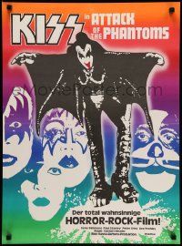 7b042 ATTACK OF THE PHANTOMS Swiss '78 cool image of KISS, Criss, Frehley, Simmons, Stanley!