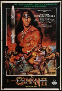 7b097 CONAN THE DESTROYER Turkish '85 Arnold Schwarzenegger is the most powerful legend of all!