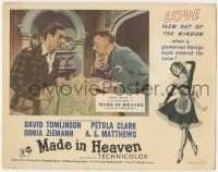7c642 MADE IN HEAVEN English LC '52 love flew out the window when a foreign maid entered the scene!