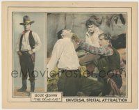 7c286 BEAR CAT LC '22 great image of cowboy Hoot Gibson socking bad guy in the jaw!