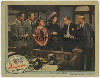 7c294 BETWEEN US GIRLS LC '42 Diana Barrymore, Robert Cummings & Kay Francis in courthouse!