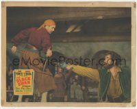 7c306 BLACK SWAN LC '42 cool close up of Tyrone Power in sword fight with George Sanders!