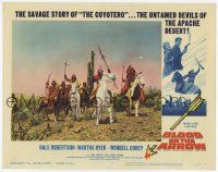 7c318 BLOOD ON THE ARROW LC #2 '64 great image of Native American Indians on horse ready to attack!