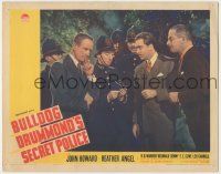 7c336 BULLDOG DRUMMOND'S SECRET POLICE LC '39 John Howard & H.B. Warner confer with British police!