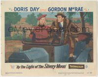 7c342 BY THE LIGHT OF THE SILVERY MOON LC #8 '53 pretty Doris Day & Gordon McRae in cool car!