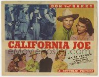 7c056 CALIFORNIA JOE TC '43 cowboy Don Red Barry, Helen Talbot, Twinkle Watts!