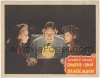 7c365 CHARLIE CHAN IN BLACK MAGIC LC '44 Sidney Toler, Frances Chan & Beverly by crystal ball!