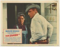 7c366 CHASE LC '66 Miriam Hopkins by Marlon Brando reaching for his gun, directed by Arthur Penn!