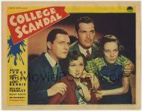 7c380 COLLEGE SCANDAL LC '35 Arline Judge, Kent Taylor & top stars, murder moves across campus