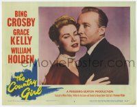 7c390 COUNTRY GIRL LC #5 '54 close up of beautiful Grace Kelly turning her head from Bing Crosby!