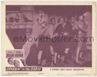 7c391 CRABBIN' IN THE CABIN LC '48 Eddie Quillan, Wally Vernon, 2 girls & giant dog in conga line!