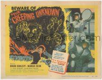7c074 CREEPING UNKNOWN TC '56 Val Guest's Quatermass Xperiment, Hammer horror, wacky monster!