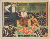 7c398 CUSTER'S LAST STAND LC '36 Nelson watches Swickard pointing at arrow held by Nancy Caswell!