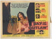 7c095 DAY OF THE OUTLAW TC '59 feared killers Robert Ryan & Burl Ives take Tina Louise & her town!
