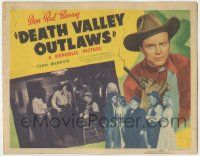 7c100 DEATH VALLEY OUTLAWS TC '41 great close image of cowboy Don 'Red' Barry with smoking gun!
