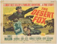 7c107 DESERT FOX TC '51 James Mason as Field Marshal Erwin Rommel in World War II Africa!
