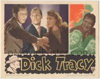 7c420 DICK TRACY LC '45 detective Morgan Conway & Anne Jeffreys with Mike Mazurki as Splitface!