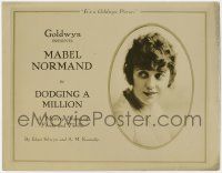 7c111 DODGING A MILLION TC '18 Mabel Normand thinks she inherited $94 million, but didn't, lost film