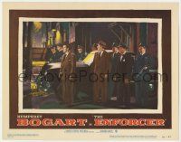 7c445 ENFORCER LC #5 '51 District Attorney Humphrey Bogart & cops stand in the street!