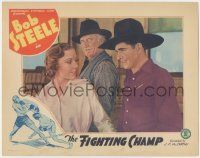 7c457 FIGHTING CHAMP LC R40s old guy watches Bob Steele exchanging glances with Arletta Duncan!