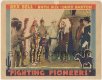 7c460 FIGHTING PIONEERS LC '35 Rex Bell in buckskin held captive by Native American Ruth Mix!