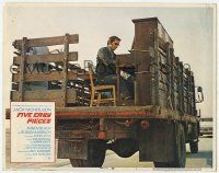 7c463 FIVE EASY PIECES int'l LC #1 '70 great image of Jack Nicholson playing piano on a truck!
