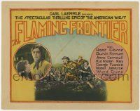7c120 FLAMING FRONTIER TC '26 Hoot Gibson, Dustin Farnum as Custer at the Little Big Horn, lost film