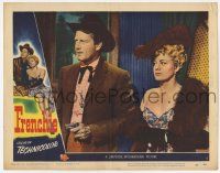 7c480 FRENCHIE LC #4 '51 great close up of sexy Shelley Winters & Sheriff Joel McCrea with gun!