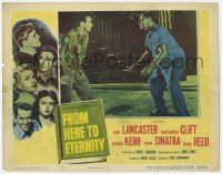 7c481 FROM HERE TO ETERNITY LC '53 Montgomery Clift in knife fight with Ernest Borgnine!