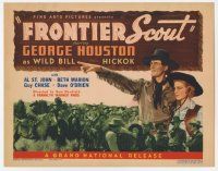 7c126 FRONTIER SCOUT TC '38 George Houston as Wild Bill Hickok, Fuzzy St. John, Beth Marion