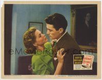 7c490 GENTLEMAN'S AGREEMENT LC #7 '47 Elia Kazan, romantic c/u of Gregory Peck & Dorothy McGuire!
