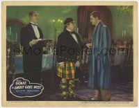7c491 GHOST GOES WEST LC '35 Robert Donat & Scottish Eugene Pallette, directed by Rene Clair