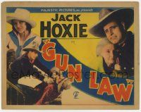 7c137 GUN LAW TC '33 great images of Jack Hoxie fighting bad guys & hugging his mother!
