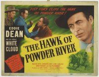 7c140 HAWK OF POWDER RIVER TC '48 Eddie Dean, Fist Fury clips the Hawk of Powder River!